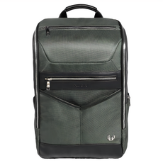 RUSA 鹿薩 冒險家 防盜電腦後背包 14吋 16L 1680D高密度尼龍防水面料, 堅忍綠