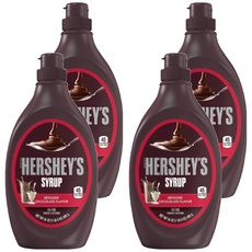 HERSHEY'S 好時可可風味糖漿 無麩質, 680g, 4瓶