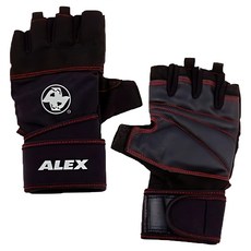 ALEX SPORTS 重訓手套, 1雙, M, Black