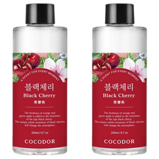 COCODOR 珂珂朵爾 室內擴香 補充瓶, 黑櫻桃, 200ml, 2件