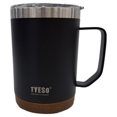 TYESO 泰碩 軟木保溫馬克杯 530ml, 顏色隨機, 1個