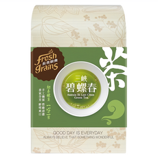 長青穀典 三峽碧螺春, 茶湯澄澈，香氣芬芳，立體三角茶包, 2g, 10包, 1盒