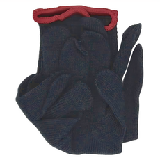 AMBROGIO SANELLI 山里尼 防凍手套 M, 黑色 + 紅色, 1雙