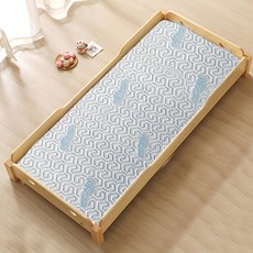 CHESTER 契斯特 極凍紗恆溫27度涼墊 涼感墊 嬰兒床專用, 藍白色, 1個