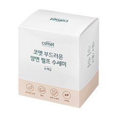 comet 柔軟雙面海綿菜瓜布, 6個, 1盒