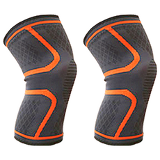 AOLIKES 奧力克斯 彈力護膝 尼龍 高彈力乳膠絲 氨綸 矽膠, 2個