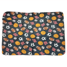 加厚萬用防水墊 尿布墊 防水 可機洗清潔 台灣製造 黑色, 球類運動 黑色, 1個