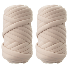 Tamsaa 巨大編織條 1公斤 米色 1捲, 2捲