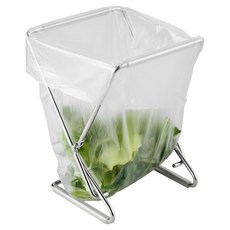 WAGENSTEIGER 可折疊廚餘袋支架, 1個, 單色
