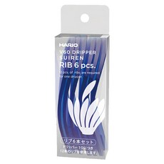 HARIO 好璃奧 睡蓮肋骨, 1組, 6個