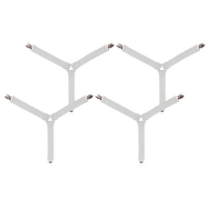 床單固定器 Set 4個, 鬆緊帶, 不鏽鋼材質, 顏色隨機, Y396