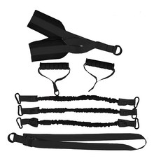 AD-ROCKET 引體向上輔助帶強化磅數訓練頂級款 180磅, 黑色, 1組, 繩長65cm