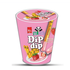 DIP DIP 熊貓巧克力沾醬杯 草莓,100杯, 3kg