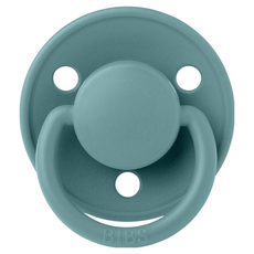 BIBS De Lux矽膠奶嘴 圓形安撫奶嘴 食品級矽膠製造, 0~18m, 海綠, 1個