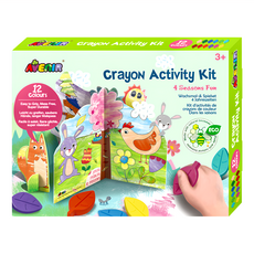 AVEnIR 樹葉蠟筆著色組 森林音樂會, 12色, 1組