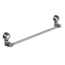 小麥購物 加長吸盤伸縮毛巾架 C580 206g, 透黑色, 1個