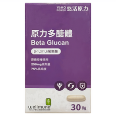 悠活原力 原力多醣體 0.4g, 30顆, 1盒