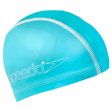 Speedo 兒童合成泳帽 Pace 水藍色, F, 1個