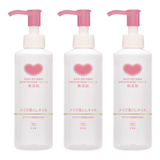 COW STYLE 牛乳石鹼 無添加卸妝油, 150ml, 3瓶
