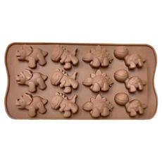 TRIARROW 三箭牌 巧克力模 12連 21.3 x 10.5 x 1.8cm, 恐龍, 1個