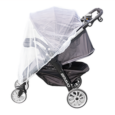 OhBabyLuxury 推車蚊帳 一般推車通用款, 白色, 1個