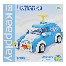 Qman 啟蒙積木 哆啦A夢 - Beatles, Blue, 1個