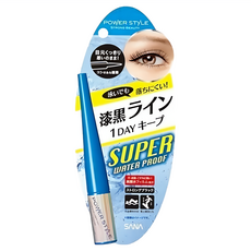 POWER STYLE 魔力超防水眼線液 高彈性纖細筆尖, 漆黑, 1支