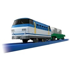 TAKARA TOMY PLARAIL 鐵道王國 S-58背負式運輸列車, 1盒, 藍白色