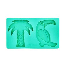 CHEFMADE 學廚 矽膠雪糕模 鸚鵡椰樹款 熱帶冰格, 1個