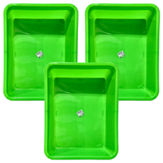 百貨King 450密林置物籃/收納籃 綠色, 43.5 x 33.5 x 11cm, 3個