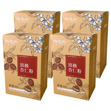 御復珍 杏仁粉 真空包裝 品質細膩 四次研磨 口感溫潤醇厚 香味自然清新, 350g, 4盒