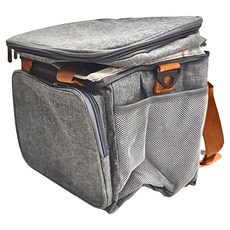 雙層保溫包, 灰色, 1個