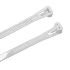 POLYWELL 寶利威爾 可鬆式束線帶 500 x 8mm 100條 PW15-T65-0109, 1包, 白色