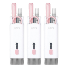 Kinyo 7合一多功能清潔組, 粉色, 3組