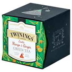 TWININGS 唐寧茶 鉑金系列 薑芒綠茶狂想曲, 2g, 12包, 1盒