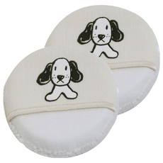 Wanwanbaby 嬰兒粉撲 - 柔軟觸感，呵護Baby細嫩肌膚, 2個