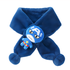 MARVEL 漫威 CAPTAIN AMERICA 美國隊長 兒童款絨毛保暖圍巾 均碼 (適合三歲以上), 90 x 10cm