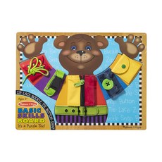 Melissa&Doug 瑪莉莎 拼板, 穿衣小熊, 1組