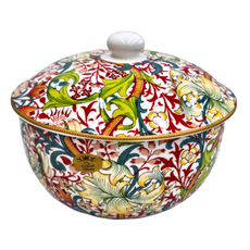 Golden Lily Bowl 蓋碗 陶瓷 600ml, 1個