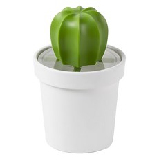 QUALy Cacnister 仙人掌咖啡罐, 白色, 1個