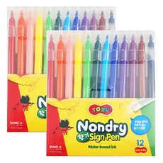 TORU 不易乾香氛彩色筆, 多色, 24支