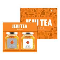 JEJU PIE 濟州島柑橘茶禮盒組, 漢拿山柑橘茶 + 濟州柑橘茶 + 提袋, 1組