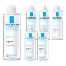 LA ROCHE POSAY 理膚寶水 清爽保濕卸妝潔膚水, 400ml, 6瓶