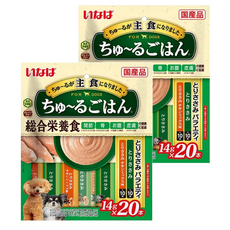 INABA Churu 犬用 綜合營養 肉泥, 鷄柳 + 鷄肉, 280g, 2袋