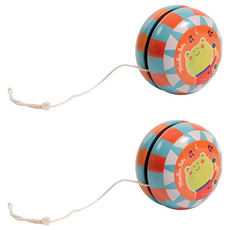 Moulin Roty 金屬溜溜球, 青蛙 多色, 2個