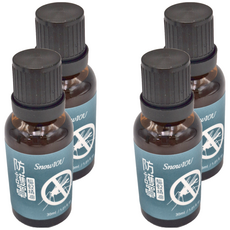 SnowIOU 樹飛雪 防護罩驅蚊精油 補充瓶 30ml, 4瓶