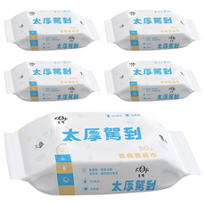 KOgi 宏瑋 太厚駕到 柔膚濕紙巾, 1入, 500g, 5包
