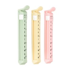 DH-7032 日期密封夾(S/3入)041BE0828, 綠色 + 黃色 + 粉色, 1入