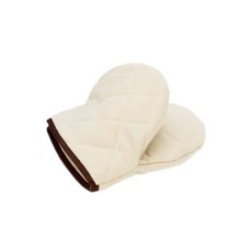 KEYTOSS 詰朵斯 烘焙幸福生活 隔熱防護手套 立體好握型 雙層加厚 隔熱棉填充 左右手皆可使用, 米白色, 1雙