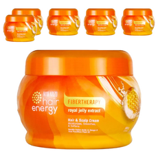 MAKARIZO 滋養護髮霜 03蜂王漿, 賦予頭髮彈性與光澤, 受損髮質適用, 500ml, 6罐